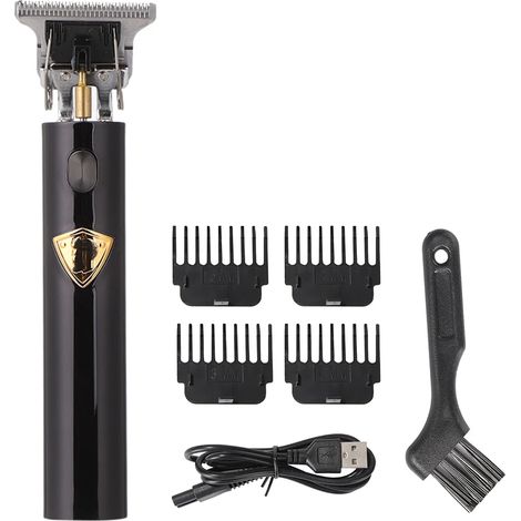 Tondeuse à cheveux électrique sans fil rechargeable pour hommes, tondeuse à barbe professionnelle06075