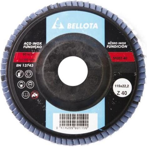 bellota fin idisco 50502-40 lam desb.inox-metal-agr. zircon.(az) (1/2)
