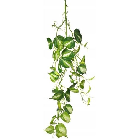 Elemento decorativo exo-terra hanging plant 23x15x94 cm verde