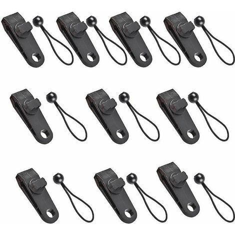 Autre accessoire pour piscine Clip de tenteEnsemble de 10 pièces (le noir) (1/5)