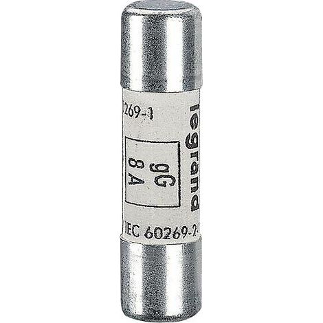 Legrand – Cartouche fusible cylindrique 10x38 mm 16A – Pour installations électriques industrielles – Sans voyant, haute performance