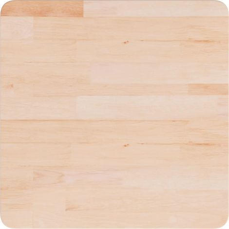Maison Exclusive - Piano Tavolo Quadrato 50x50x4 cm Massello Rovere Non Trattato (1/4)