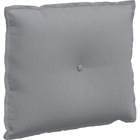 Coussin de Dos Gris clair 60 x 19 x 50 cm tissu