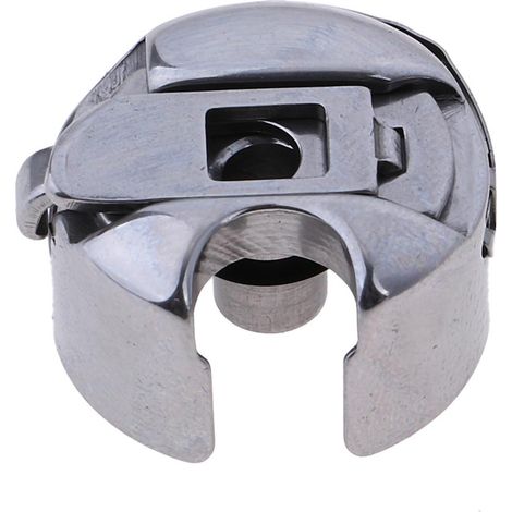 Étui De Canette De Machine à Coudre En Acier Inoxydable Argenté Pour Singer Brother Juki (1/5)