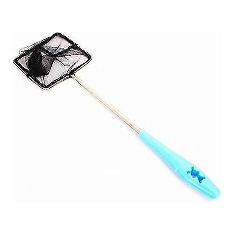 Épuisette télescopique pour aquarium à crevettes, maille fine carrée en acier inoxydable, 31-61 cm (1/5)