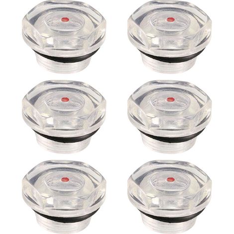 Niveau D'Huile Compresseur D'Air Jauge Plastique 20mm 6Pcs (1/3)
