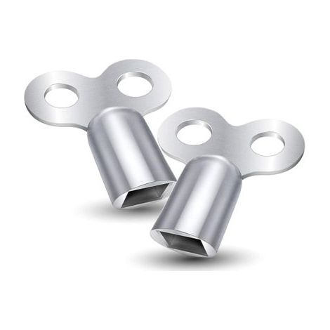 Deux clés de purge robustes et fiables pour systèmes de chauffage, compatibles avec la plupart des systèmes de chauffage et permettant de réaliser des économies d'énergie. (1/4)