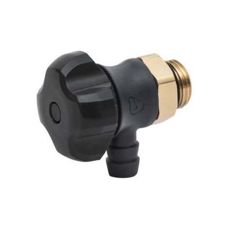 Fig. 270D Vanne de vidange anthracite 1/4", clip en M, HACCP