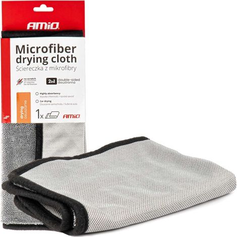 Toalla de microfibra para secar el coche, 40x30 cm, 550 g, amio-03981 (1/5)