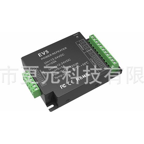 5-Channel Constant Voltage Power Repeater 12-24V DC 5A EV5