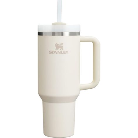 STANLEY 1913 Quencher H2.0 Flowstate Borraccia Con Cannuccia 1.2L - Freddo Per 11 Ore - Con Ghiaccio Per 48 Ore - Senza BPA - Tazza Termica Con Manico - Cream 2.0 (1/5)