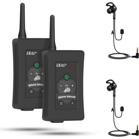 FBIM Système de Communication par Interphone Bluetooth pour Arbitre de Football, Intercom en Ligne pour 4 Personnes, avec Réduction du Bruit CVC, avec Brassard (1/5)