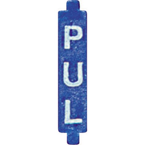 Jeu de 10 cavaliers de configuration pour système BUS avec marquage PUL BTICINO 3501/PUL (1/2)