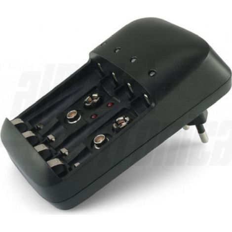 Alpha elettronica carica batterie ni-cd ni-mh 1-4aa/aaa  2x9v (1/4)