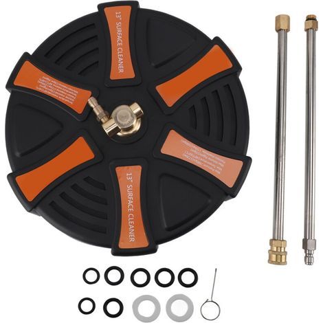 13-Zoll-Hochdruckreiniger – 2500 PSI Druck – 1/4-Zoll-Schnellanschluss – 2 Verlängerungsrohre für mehr Benutzerkomfort – 2500 PSI (1/5)