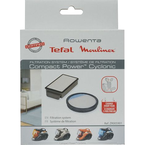Kit de filtración casete filtro + espuma para aspirador ROWENTA ZR005901