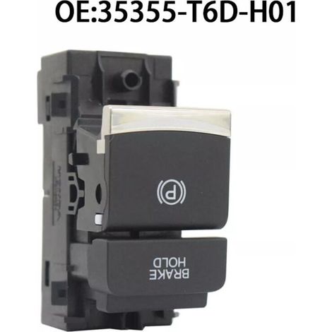 35355-T6D-H01 passend für Honda Odyssey Handbremsschalter, P-Gang-Parkbremsschalterknopf. (1/4)