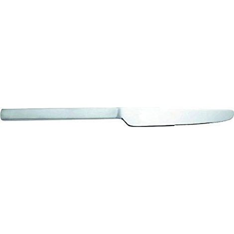 Alessi 4180/3 Dry Coltello da Tavola in Acciaio Lucido con Manico Satinato Set da 6 (1/4)