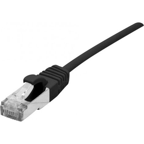 DEXLAN Cordon RJ45 CAT 6A S/FTP LSOH SNG FIN noir - 1 m (858737)