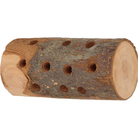 Bâton à mâcher en bois pour hamster, naturel et sûr, résistant aux morsures, pour perroquets et petits animaux. (1/5)