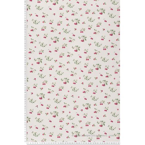 Papier peint Vintage Rose Cuisines & Bains Lutèce