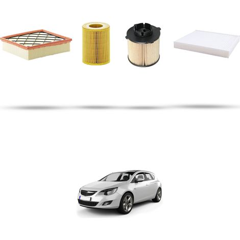 Kit tagliando 4 filtri compatibile con Opel Astra J ,GTC,SW 1.7 CDTI 92kw Dal 2009 (1/5)