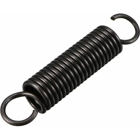 Extension Spring Tension Spring Extension Springs 2.5mm Wire Dia, 18mm OD, 90mm Free Length Spring Steel Small Double Hook (1/3)