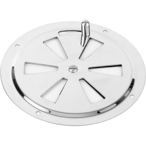 Housse de ventilation bateau 5 pouces, grille papillon ronde en acier inoxydable, plaque de sortie pour yacht camping-car (1/5)