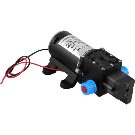Pompe à eau auto-amorçante 12V DC 100W 160Psi 8L/min, membrane haute pression pour lavage (1/5)