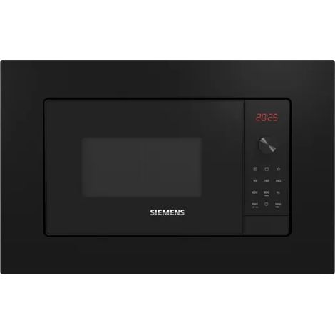 Siemens – Micro-onde combiné intégré 20 L 800 W – Écran LED – Commandes rotatives et tactiles – Noir