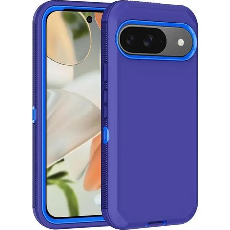 (Bleu foncé, Google Pixel 8 Pro) Coque de protection mate résistante aux chocs, antichoc et durable. (1/5)