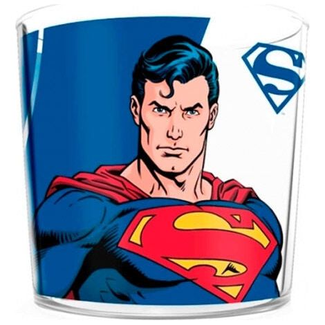 Bicchiere Superman 16 oz resistente bicchiere per i fan