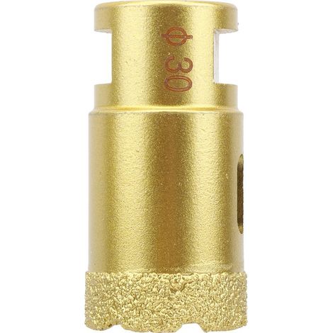 Trépan diamant 30mm pour marbre et béton - Foret à ouverture M14 brasé (1/5)