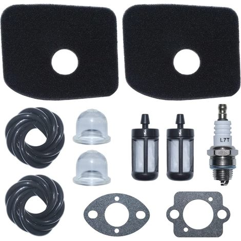 Kit filtre à air, carburant, ligne et bougie compatible avec STIHL BG56 BG66 BG86 BG86CE BG86Z BG86CEZ SH56 SH56C SH86 SH86C BR200 souffleur 4241 120 1800 (1/5)