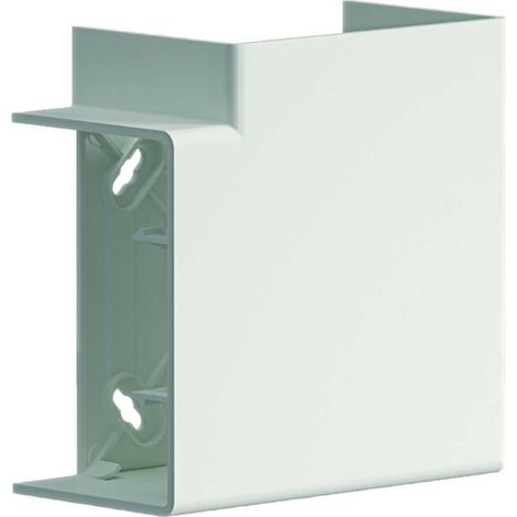 Angle plat avec fond - Pour 90 x 55 mm - Blanc - Tercia Clip45 - B47032 - IBOCO