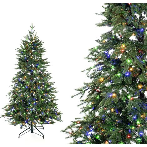 Evergreen Sapin de Noël artificiel Sherwood épicéa  LED incluses  Vert  180 cm (1/5)