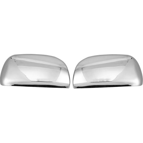 2 tapas de espejo lateral de ABS con decoración cromada, compatibles con RAV4 2006-2008 - Crezuo (1/5)