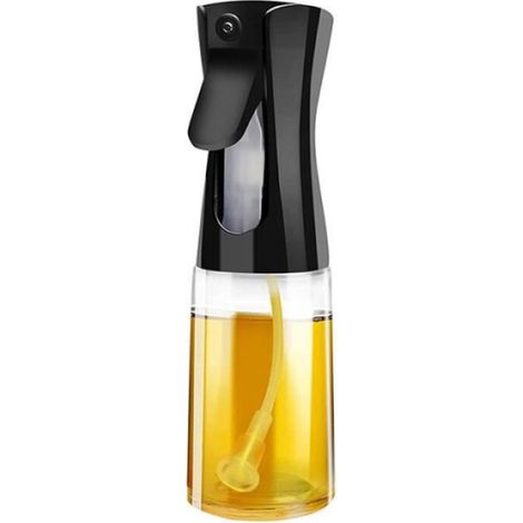 Ensemble d ustensiles de cuisine,Cuisine Cuisson Bouteille D'huile en Spray Distributeur d'huile d'olive Baking Air - 300ml-Black
