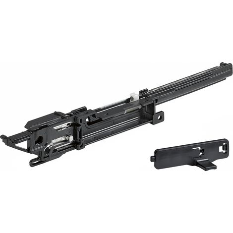 Hettich Stahlschubkasten-Selbsteinzugsgehäuse, Systema Top 2000 9186464, rechts, schwarz (1/2)