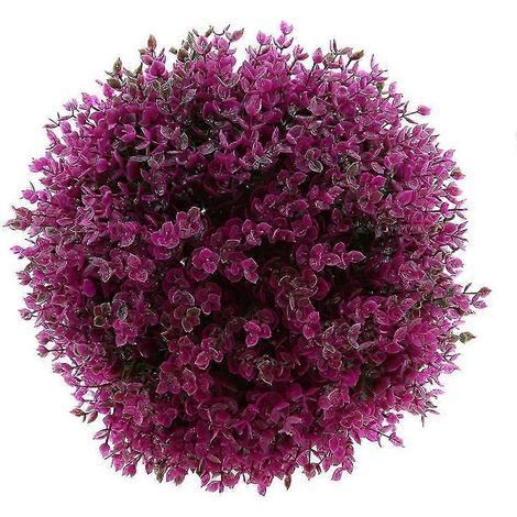 Runde, buschige Kugel als Gartendekoration, groß, lila-Purple 29cm (1/5)