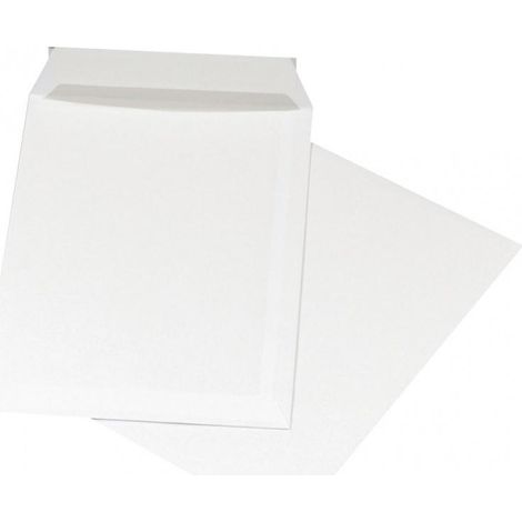 Briefumschlag mit Silikonklebeband, weiß, 16 x 23 cm, 50 Stück