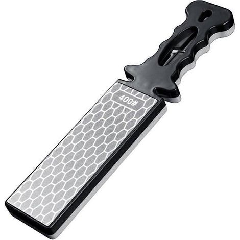 Outil d'affûtage diamant 5 en 1, surface alvéolée double face 400/1000 grains, outil de meulage pour cuisine extérieure. (1/5)