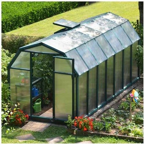 Serre de jardin en polycarbonate Rion Eco Grow 9,16 m², Ancrage au sol Non (1/3)