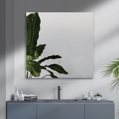 Espejo de baño de canto pulido 80x80cm - MANILLONS TORRENT (1/4)
