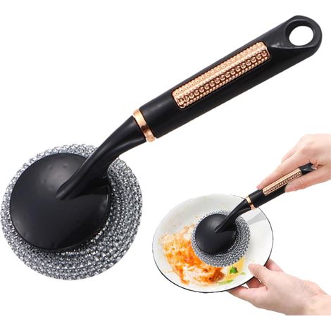 Brosse ménagère, inox, pour salle de bain, maison et recoins (1/5)