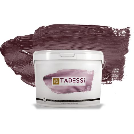 TADESSI Color Vista Wandfarbe Rot - Burgund - Matte Dispersionsfarbe - Innenfarbe für Wand und Decke (1/5)