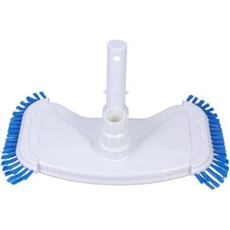 Tête Aspirateur De Piscine Manuelle avec Brosses Latérales Accessoire De Nettoyage pour Fonds Et De Piscine (1/5)