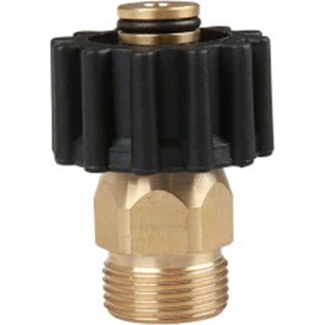Adaptateur M22 14 mm Femelle Vers M22 15 mm Mâle - Raccord Cuivre Plastique - Pour Jet Haute Pression - 1 Pièce (1/3)