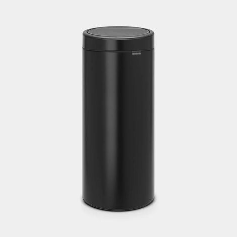 Cubo de basura de 30 L negro mate - Cubo táctil - Brabantia (1/5)