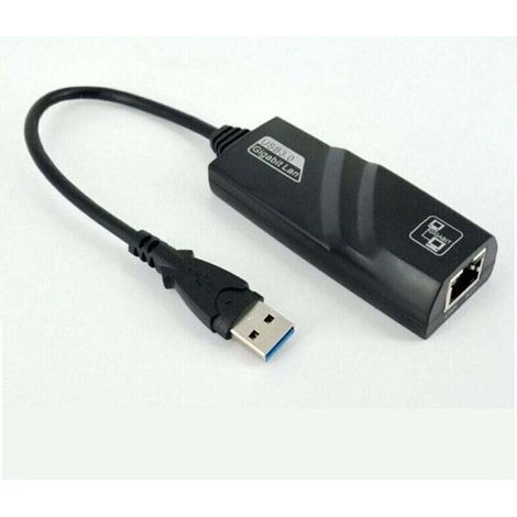 Adaptateur Ethernet USB, prise en charge automatique de la carte réseau MDIX USB3.0 Gigabit vers RJ45, carte réseau USB pour tablette PC externe (1/3)